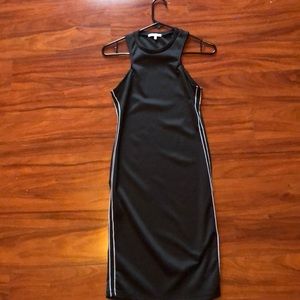 Tight black dress
